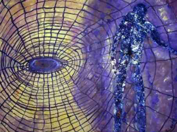 Quadri Pop Art di Carla Bertoli - Spider - Mixed Technique 60x60 - 2009
